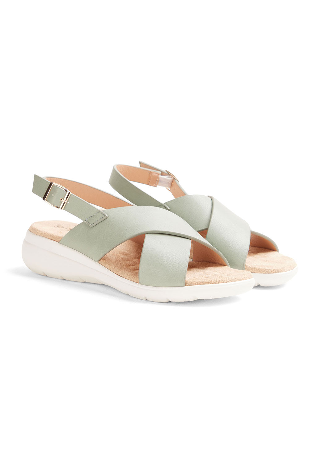 Walk & Fly Maya 7261 45710 Women's closed sandal in green