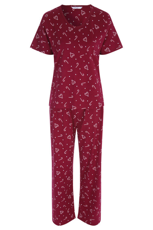 Candy Cane Print Pyjamas
