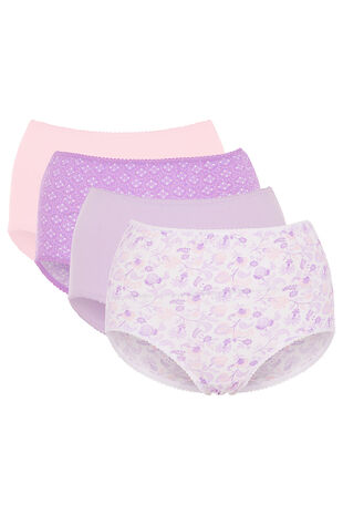 Women & Girls Pure Cotton Bloomer Printed Boyshorts Panties Briefs