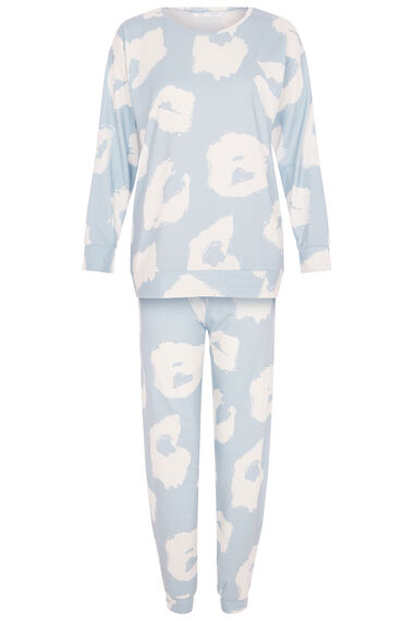 Grey soft-touch long pyjama set