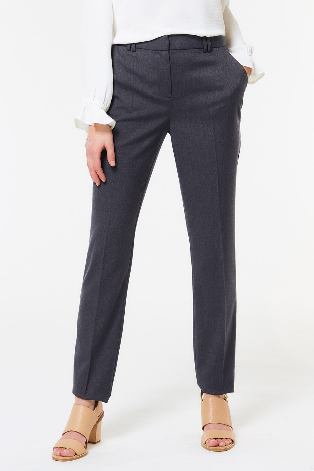 Straight Leg Elasticated Trousers  Bonmarché