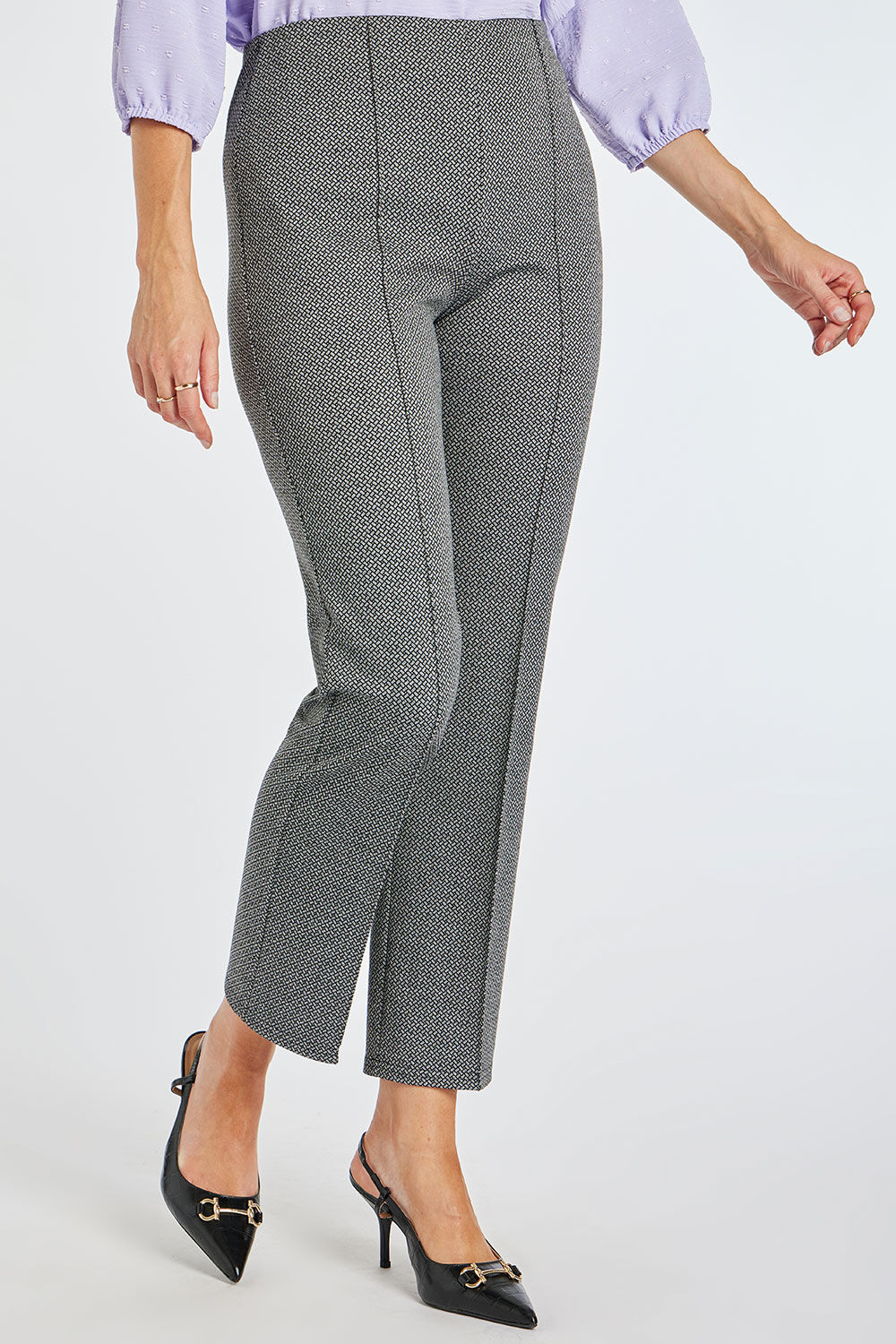 Alfani Womens Jacquard Print Casual Trouser Pants, Green, 6 - Walmart.com
