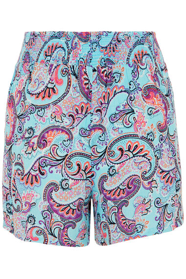 Paisley Printed Beach Shorts