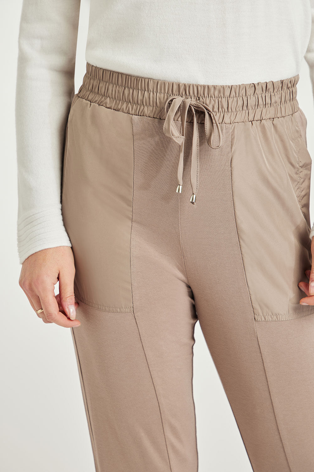 Buy Lipsy Cargo Satin Trim Cuffed Trousers from the Next UK online shop
