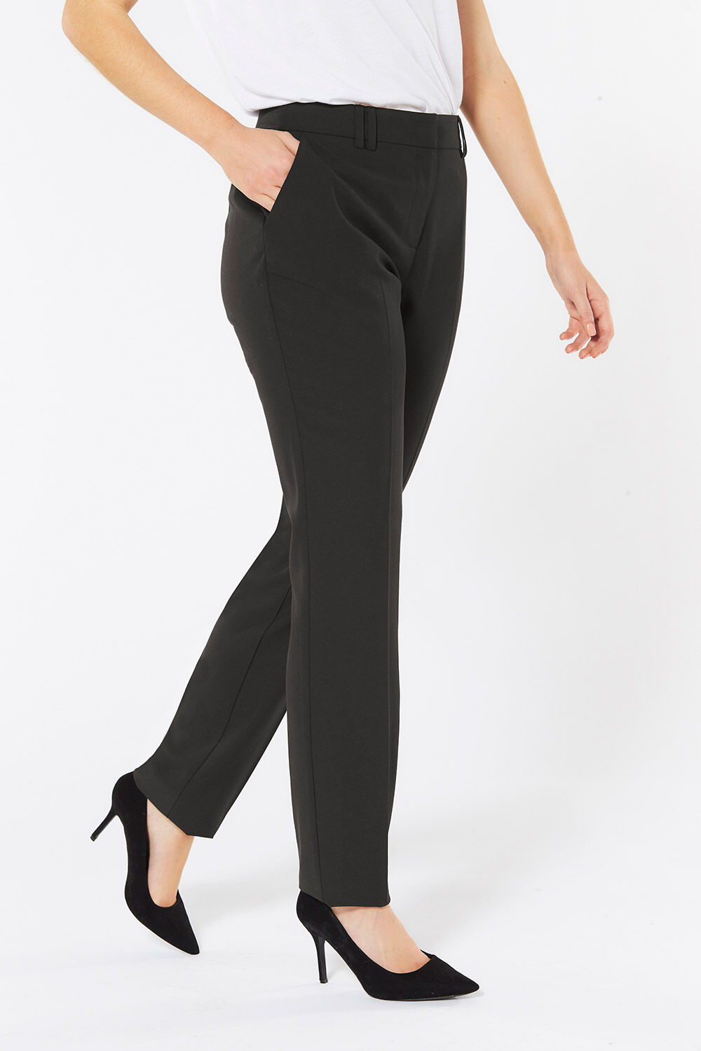 tapered elastic trousers