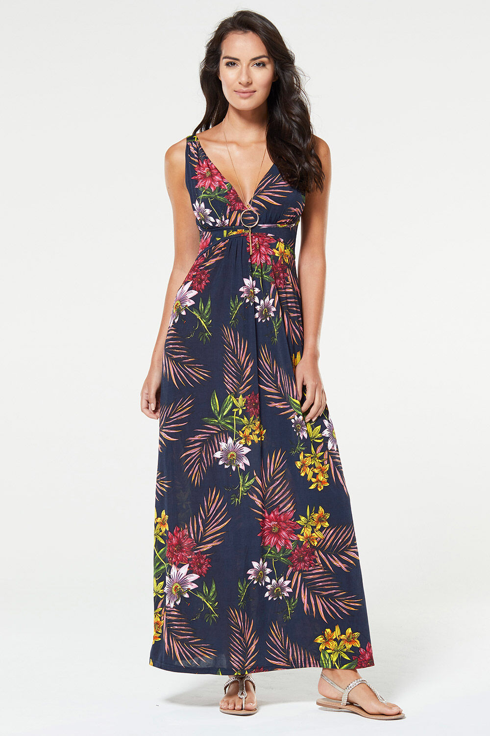 tropical maxi dress uk