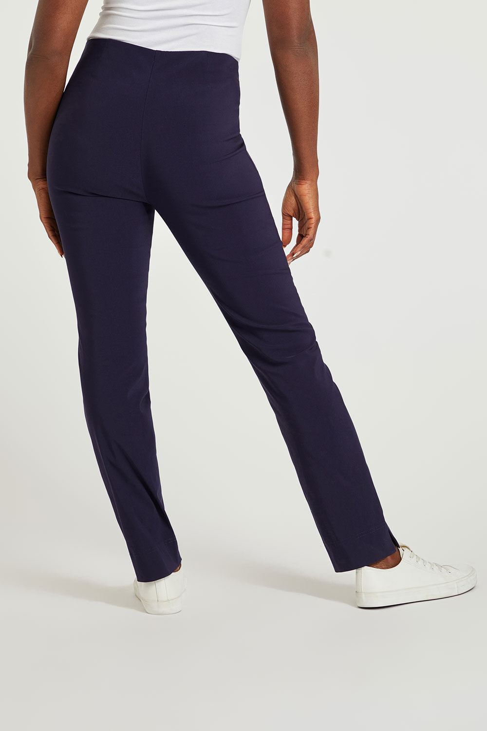 Womens Crepe Stretchy Tapered Fit Salon Trousers Violet  SHOP ALL  WORKWEAR from Simon Jersey UK