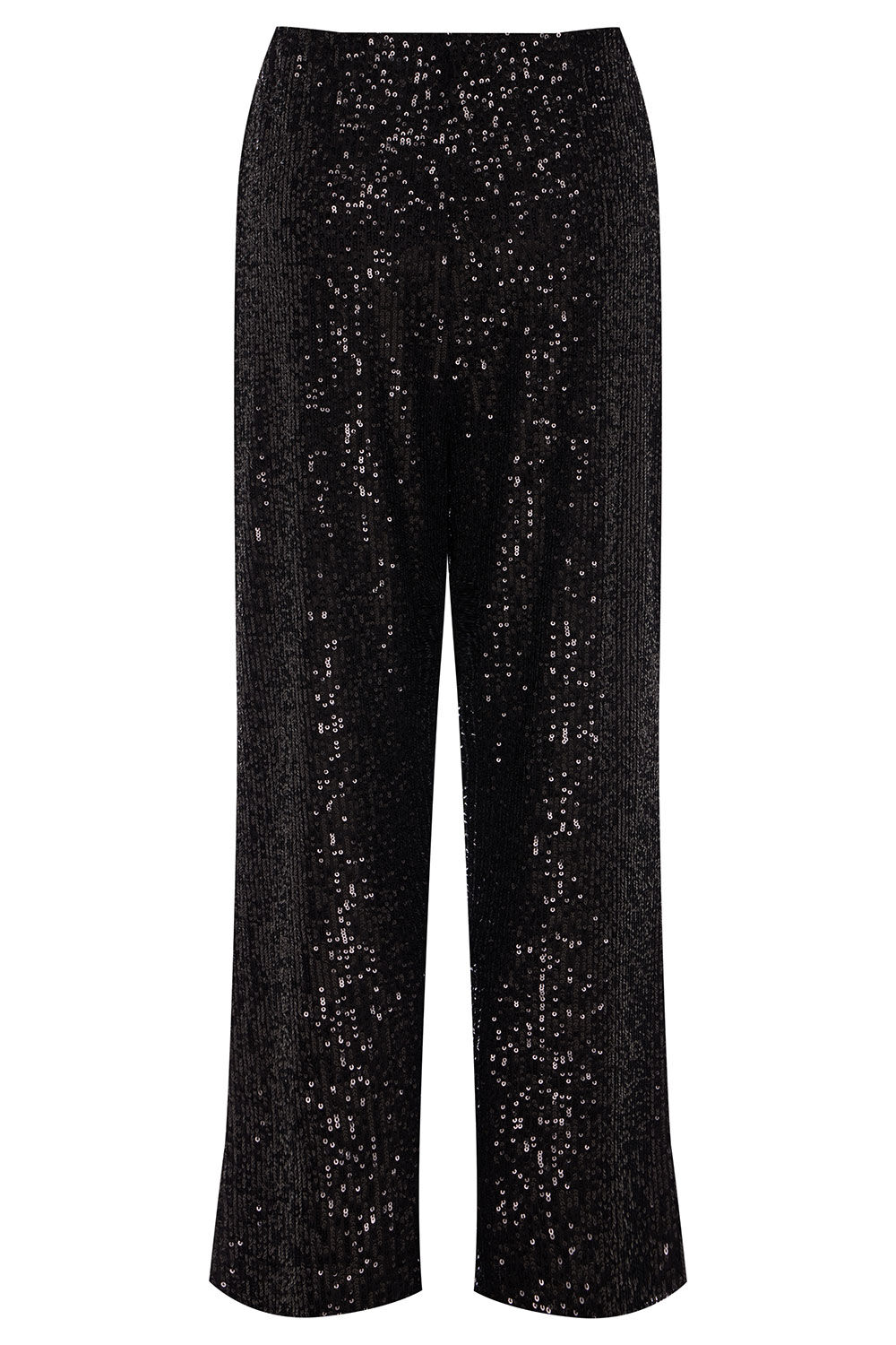 Second Female Grey Sequin Wide Leg Trousers - Trousers from Jonathan  Trumbull UK