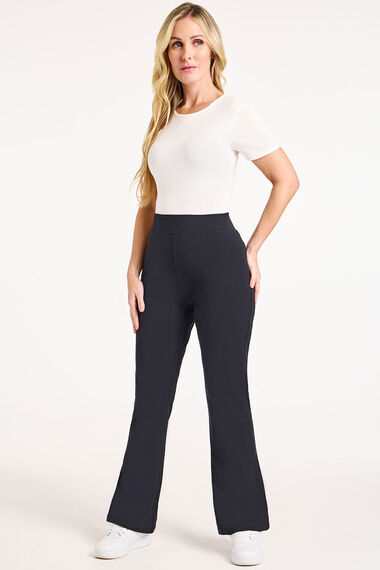 Balance Collection High Waist Black Yoga Pants Womens Size XL 16-18 NEW  MSRP $89 