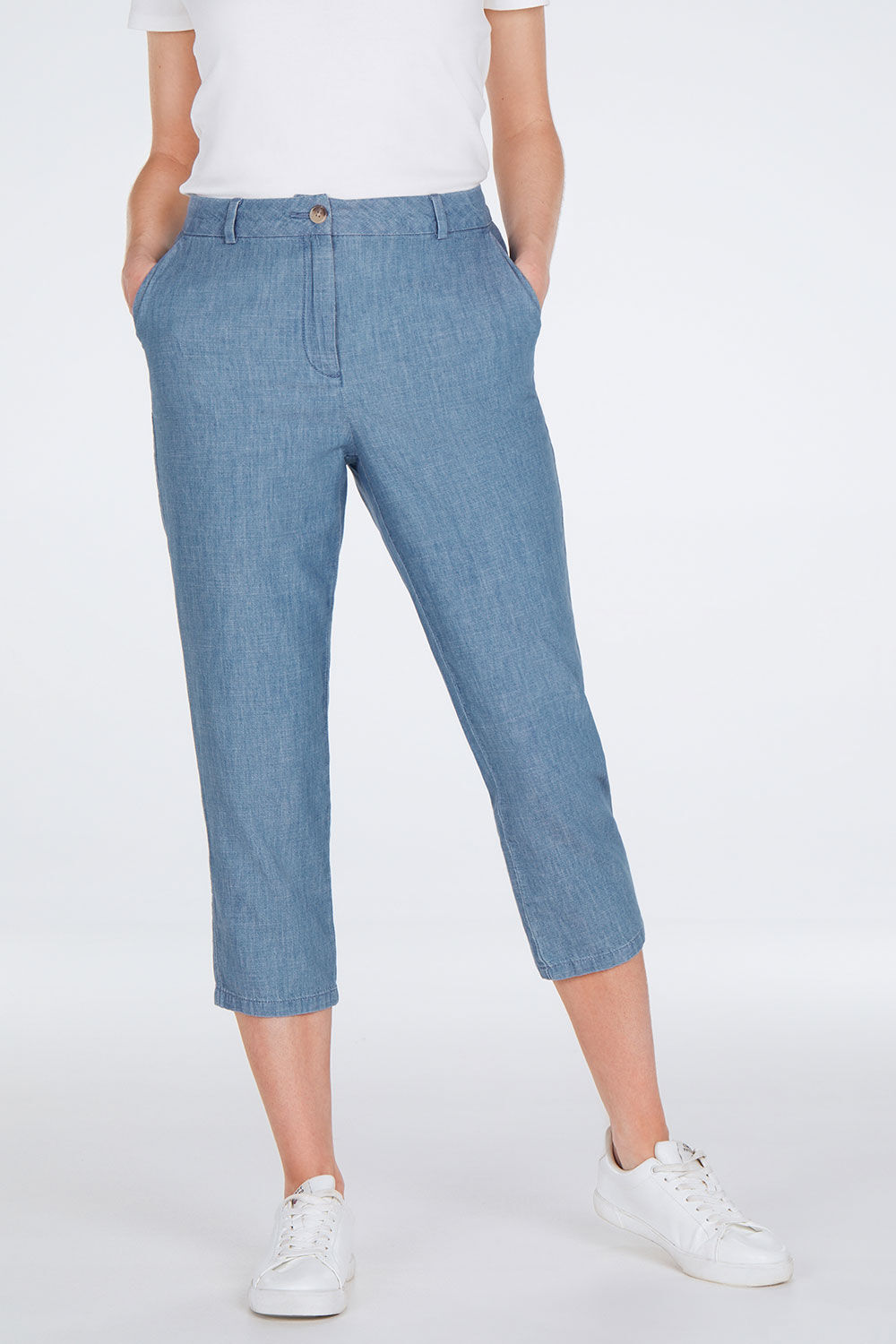 summer cropped trousers