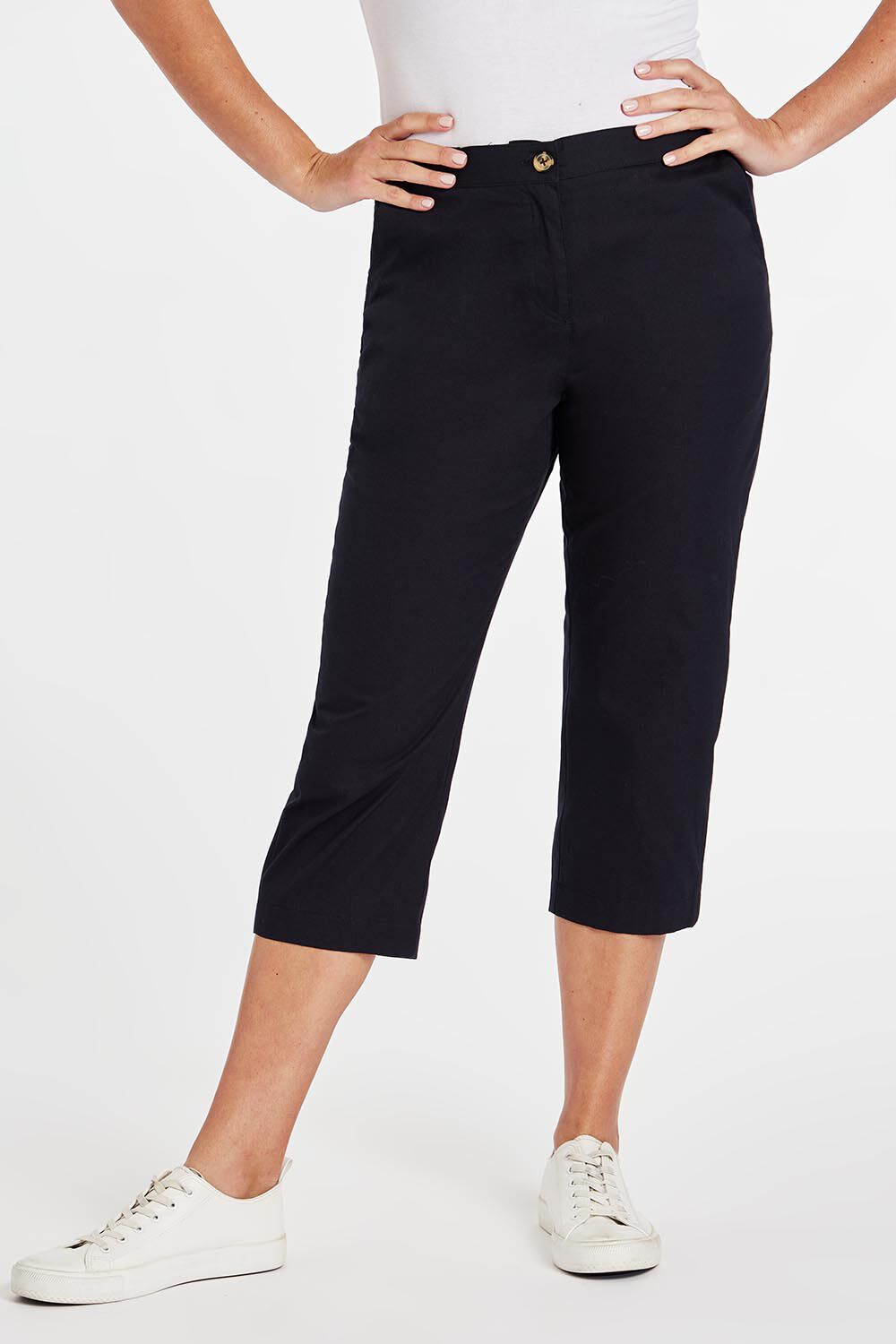 FLOWING CROPPED TROUSERS - Black | ZARA Uzbekistan