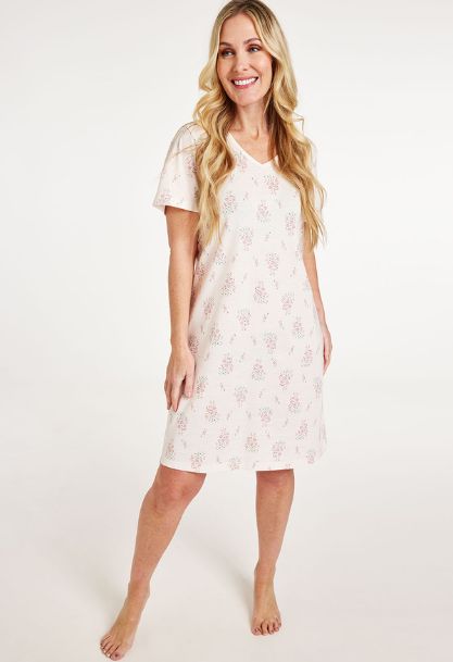 All Over Floral Bouquet Print Nightdress