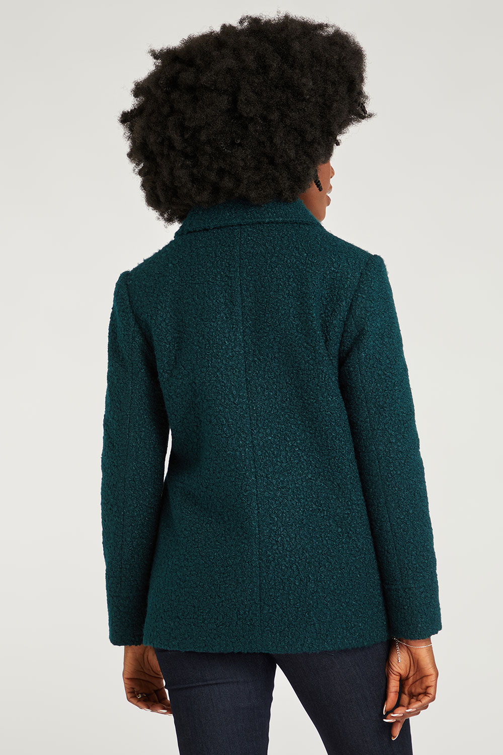 Collared Boucle Coat Bonmarch