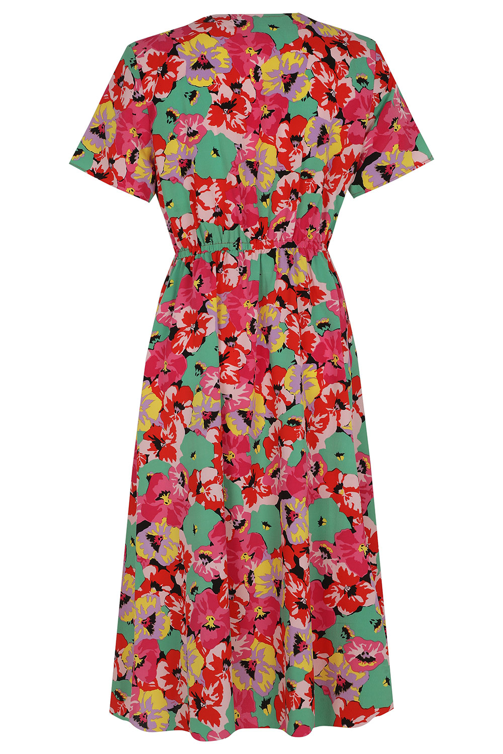 Flower Printed Woven Tea Dress | Bonmarché