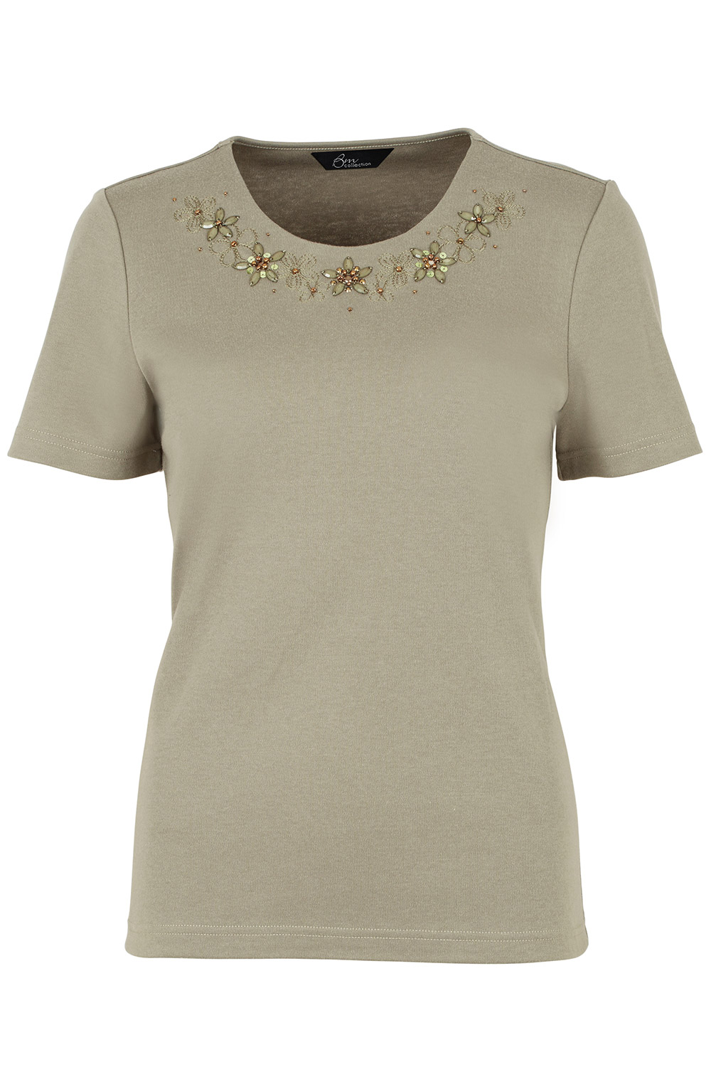 Beaded Embroidered T-Shirt