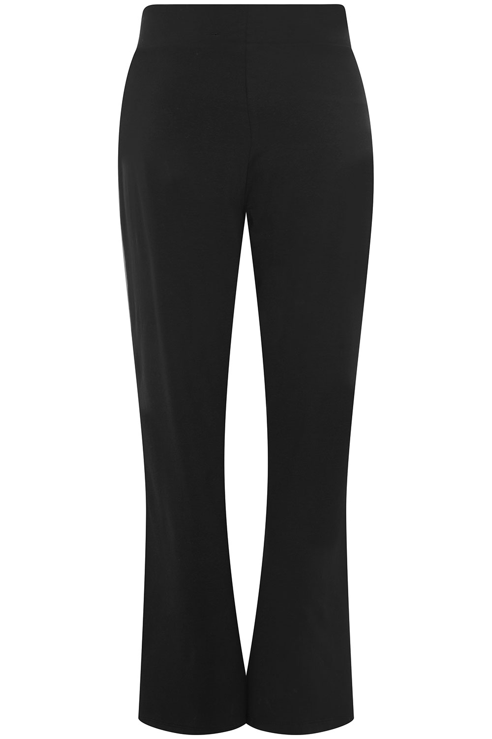 Stylish Black Cotton Blend Striped Track Pants For Women, Yoga