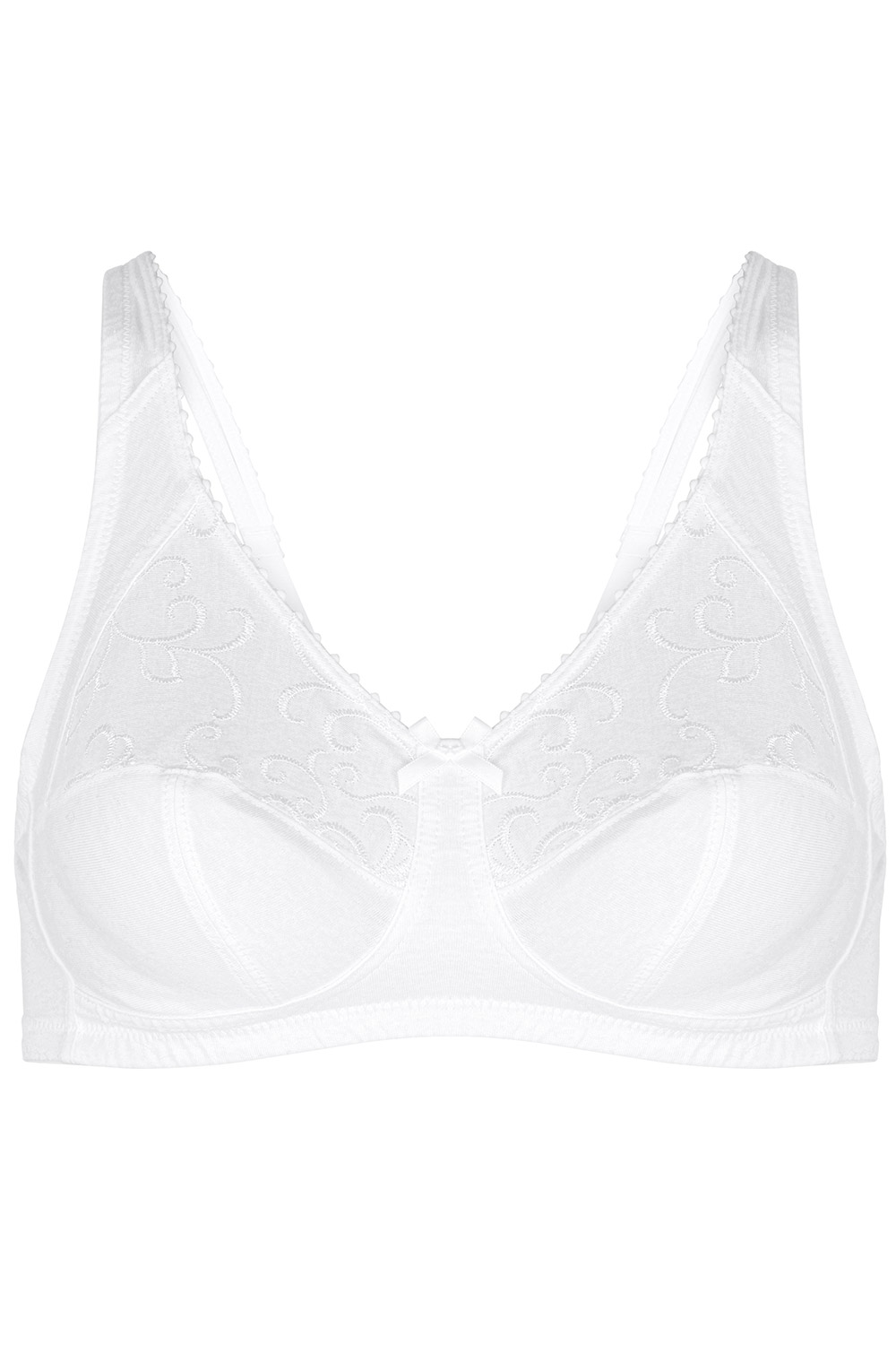 Buy Two Pack Guipure Trim T-Shirt Bras | Home Delivery | Bonmarché