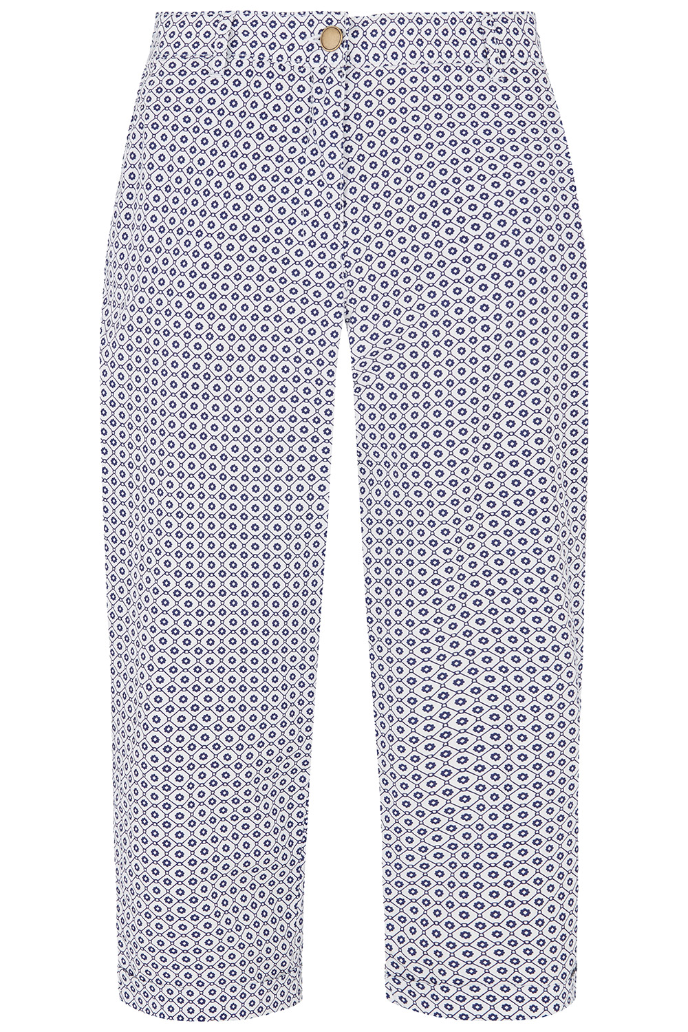 Brushed Cotton Crop Trousers