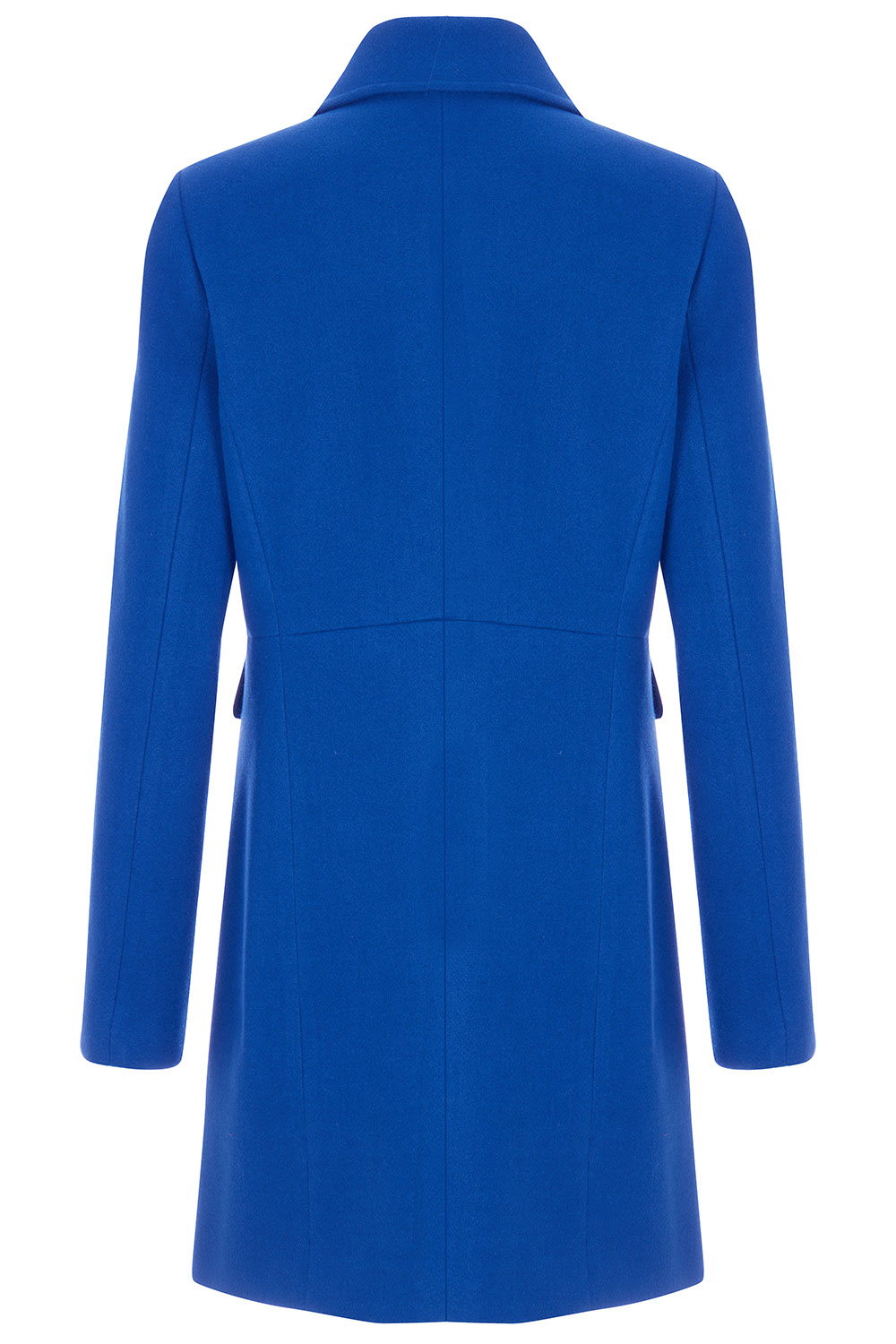 Longline Faux Wool Coat Bonmarché