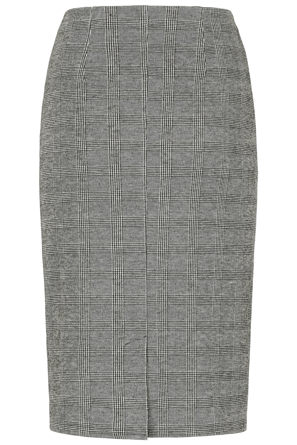 Prince of Wales Check Ponte Pencil Skirt | Home Delivery | Bonmarché