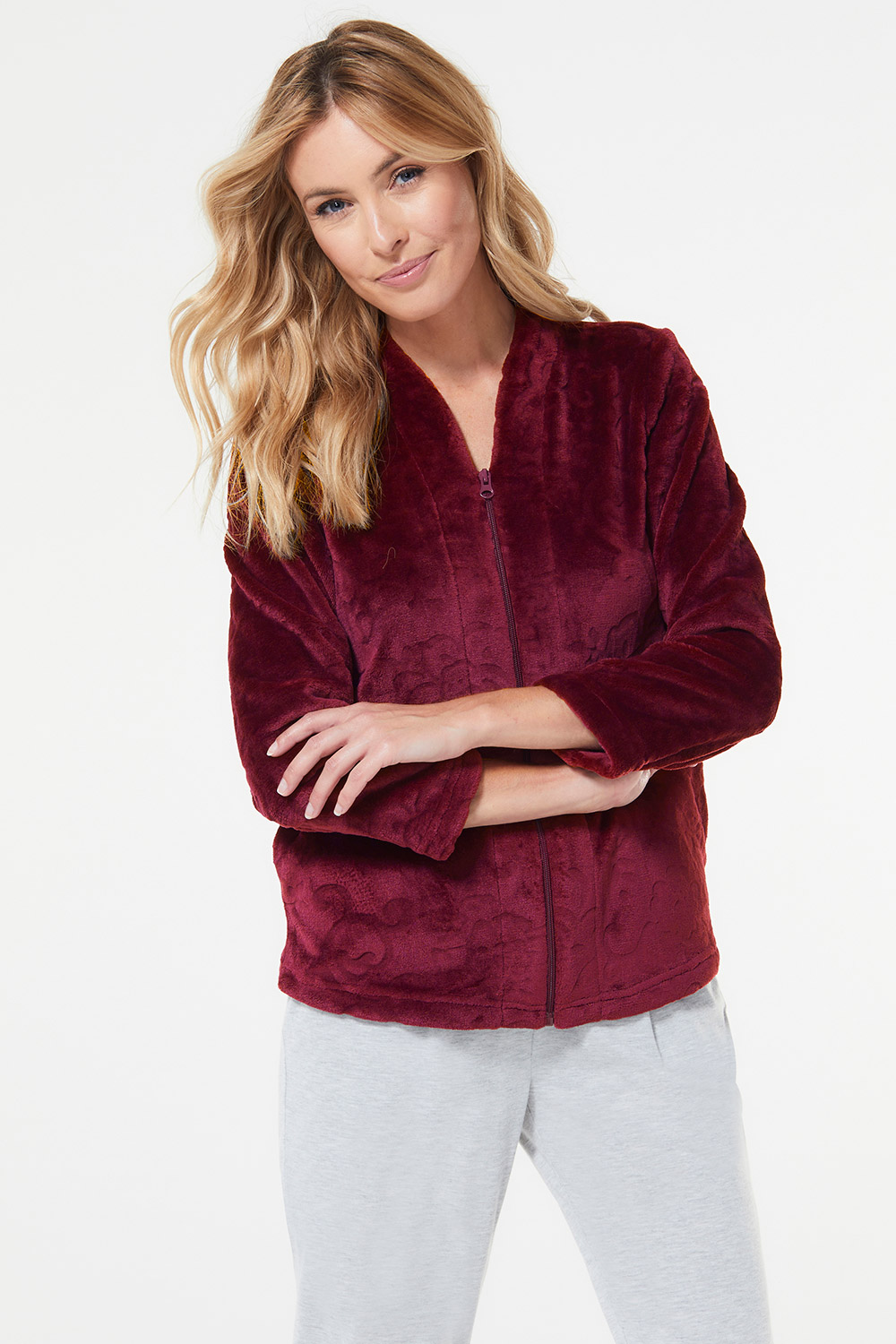 Rose Jacquard Bed Jacket